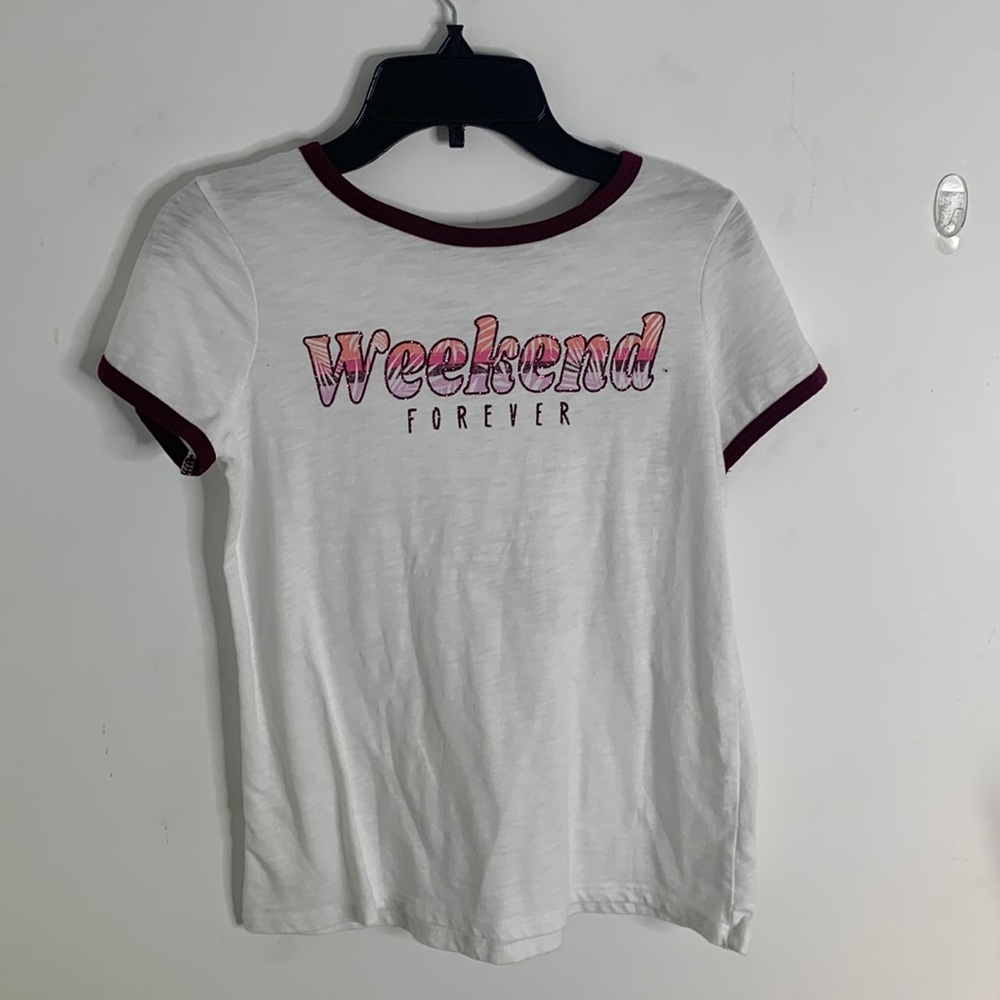 Justice White T-Shirt, Kids (Girls) 12